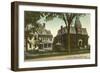 Morgan School, Clinton, Connecticut-null-Framed Art Print