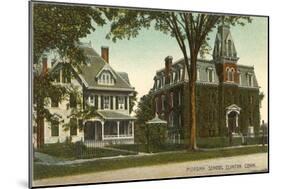 Morgan School, Clinton, Connecticut-null-Mounted Art Print