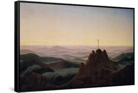 Morgen Im Riesengebirge, um 1810-Caspar David Friedrich-Framed Stretched Canvas