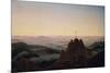 Morgen Im Riesengebirge, um 1810-Caspar David Friedrich-Mounted Premium Giclee Print