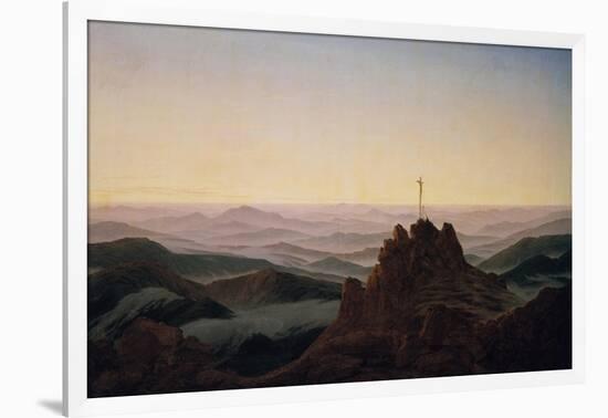 Morgen Im Riesengebirge, um 1810-Caspar David Friedrich-Framed Giclee Print