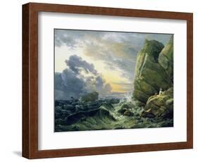 Morgen Nach Einer Sturmnacht, 1819-Johan Christian Clausen Dahl-Framed Giclee Print