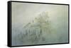 Morgennebel im Gebirge-Caspar David Friedrich-Framed Stretched Canvas
