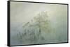 Morgennebel im Gebirge-Caspar David Friedrich-Framed Stretched Canvas