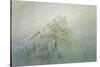 Morgennebel im Gebirge-Caspar David Friedrich-Stretched Canvas