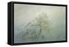 Morgennebel im Gebirge-Caspar David Friedrich-Framed Stretched Canvas