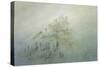 Morgennebel im Gebirge-Caspar David Friedrich-Stretched Canvas