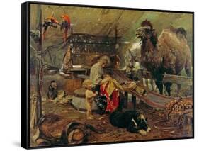 Morgenstunde im Zirkus. 2. Hälfte des 19. Jahrhunderts-Paul Meyerheim-Framed Stretched Canvas