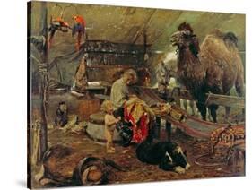 Morgenstunde im Zirkus. 2. Hälfte des 19. Jahrhunderts-Paul Meyerheim-Stretched Canvas