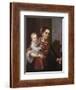 Morisca Woman and Albino Girl, c.1750-Mexican School-Framed Giclee Print