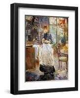 Morisot: Dining Room, 1886-Berthe Morisot-Framed Giclee Print