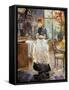Morisot: Dining Room, 1886-Berthe Morisot-Framed Stretched Canvas