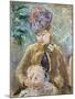 Morisot: Paule Gobillard-Berthe Morisot-Mounted Giclee Print