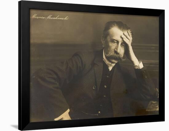 Moritz Moszkowski German Pianist and Composer-null-Framed Photographic Print