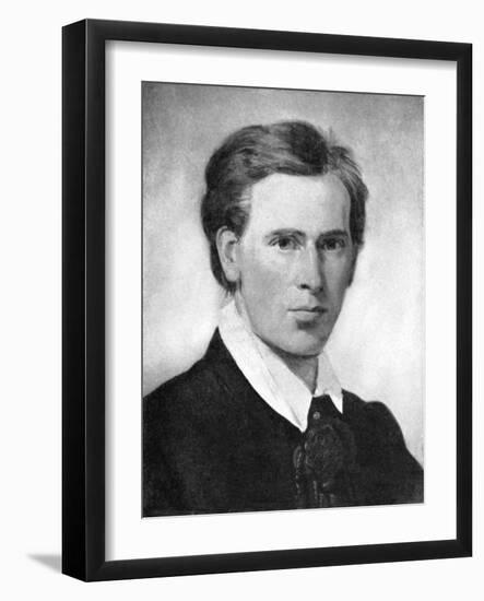 Moritz von Schwind -self-portrait-Moritz Ludwig von Schwind-Framed Giclee Print