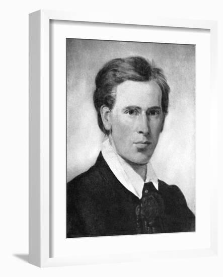 Moritz von Schwind -self-portrait-Moritz Ludwig von Schwind-Framed Giclee Print