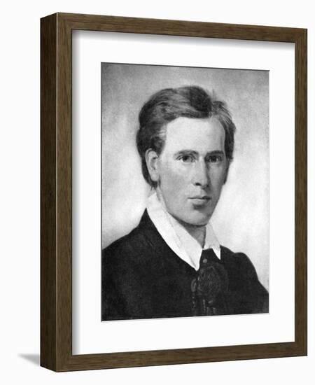 Moritz von Schwind -self-portrait-Moritz Ludwig von Schwind-Framed Giclee Print