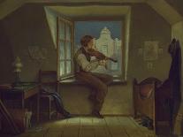 The Violinist at the Window, about 1860-Moritz Von Schwind-Giclee Print
