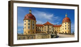 Moritzburg Castle near Dresden, Saxony, Germany, Europe-Hans-Peter Merten-Framed Photographic Print