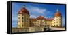 Moritzburg Castle near Dresden, Saxony, Germany, Europe-Hans-Peter Merten-Framed Stretched Canvas