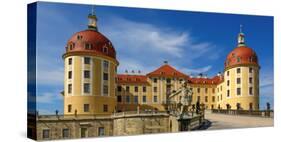 Moritzburg Castle near Dresden, Saxony, Germany, Europe-Hans-Peter Merten-Stretched Canvas