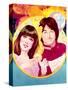 Mork and Mindy-null-Stretched Canvas