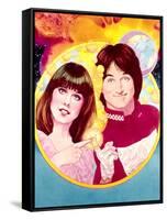 Mork and Mindy-null-Framed Stretched Canvas