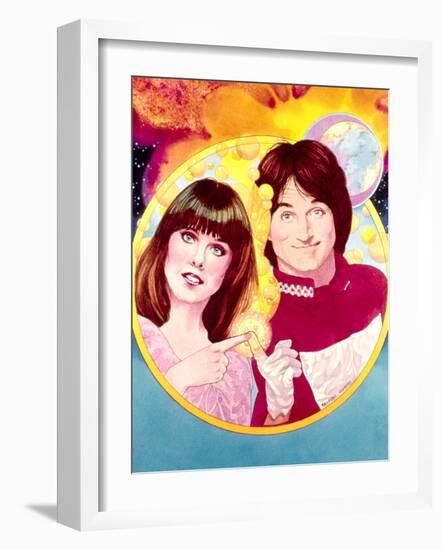 Mork and Mindy-null-Framed Photo