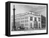 Morley's Hotel and Nelson's Column, Trafalgar Square, Westminster, London, 19th Century-null-Framed Stretched Canvas