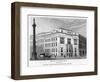 Morley's Hotel and Nelson's Column, Trafalgar Square, Westminster, London, 19th Century-null-Framed Giclee Print