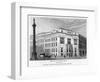 Morley's Hotel and Nelson's Column, Trafalgar Square, Westminster, London, 19th Century-null-Framed Giclee Print