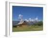 Mormon Row Barn and a Bison, Jackson Hole, Grand Teton National Park, Wyoming, USA-Neale Clarke-Framed Photographic Print