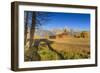 Mormon Row Barn on a Clear Autumn (Fall) Morning, Antelope Flats, Grand Teton National Park-Eleanor Scriven-Framed Photographic Print