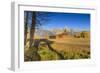 Mormon Row Barn on a Clear Autumn (Fall) Morning, Antelope Flats, Grand Teton National Park-Eleanor Scriven-Framed Photographic Print