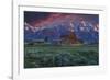 Mormon Row Barn Sunrise-Galloimages Online-Framed Photographic Print