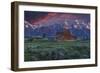 Mormon Row Barn Sunrise-Galloimages Online-Framed Photographic Print