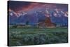 Mormon Row Barn Sunrise-Galloimages Online-Stretched Canvas