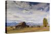 Mormon Row Barn with Teton Range in Autumn (Fall), Antelope Flats, Grand Teton National Park-Eleanor Scriven-Stretched Canvas