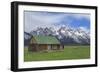 Mormon Row Log Cabin-Galloimages Online-Framed Photographic Print