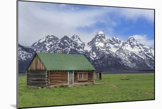 Mormon Row Log Cabin-Galloimages Online-Mounted Photographic Print