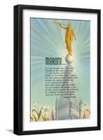 Mormon Statue, Angel Moroni-null-Framed Art Print