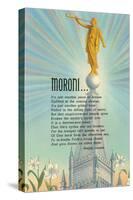 Mormon Statue, Angel Moroni-null-Stretched Canvas