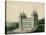 Mormon Temple at Salt Lake City, Circa 1890-null-Stretched Canvas