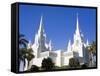 Mormon Temple in La Jolla, San Diego County, California, United States of America, North America-Richard Cummins-Framed Stretched Canvas