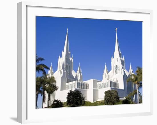 Mormon Temple in La Jolla, San Diego County, California, United States of America, North America-Richard Cummins-Framed Photographic Print