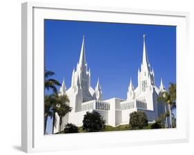 Mormon Temple in La Jolla, San Diego County, California, United States of America, North America-Richard Cummins-Framed Photographic Print