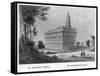Mormon Temple in Nauvoo, Illinois-null-Framed Stretched Canvas