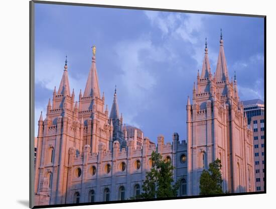 Mormon Temple in Temple Square, Salt Lake City, Utah, United States of America, North America-Richard Cummins-Mounted Photographic Print