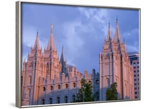 Mormon Temple in Temple Square, Salt Lake City, Utah, United States of America, North America-Richard Cummins-Framed Photographic Print