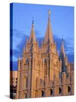 Mormon Temple on Temple Square, Salt Lake City, Utah, United States of America, North America-Richard Cummins-Stretched Canvas